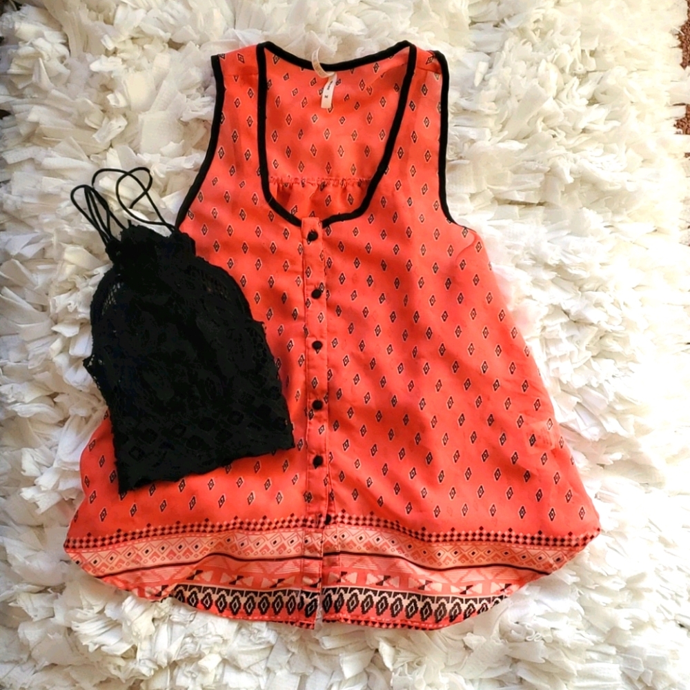 Adorable Bohemian Style Tank 😀